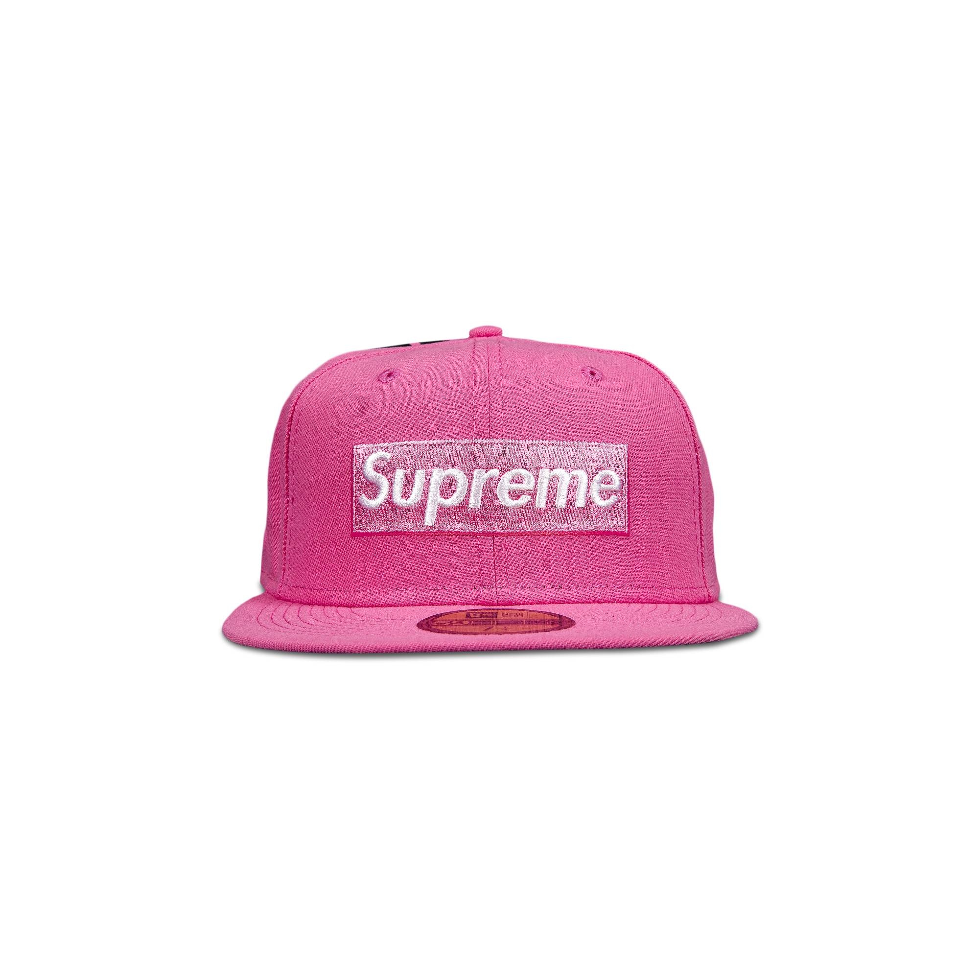 Supreme x New York Yankees Box Logo New Era 'Pink' - 1