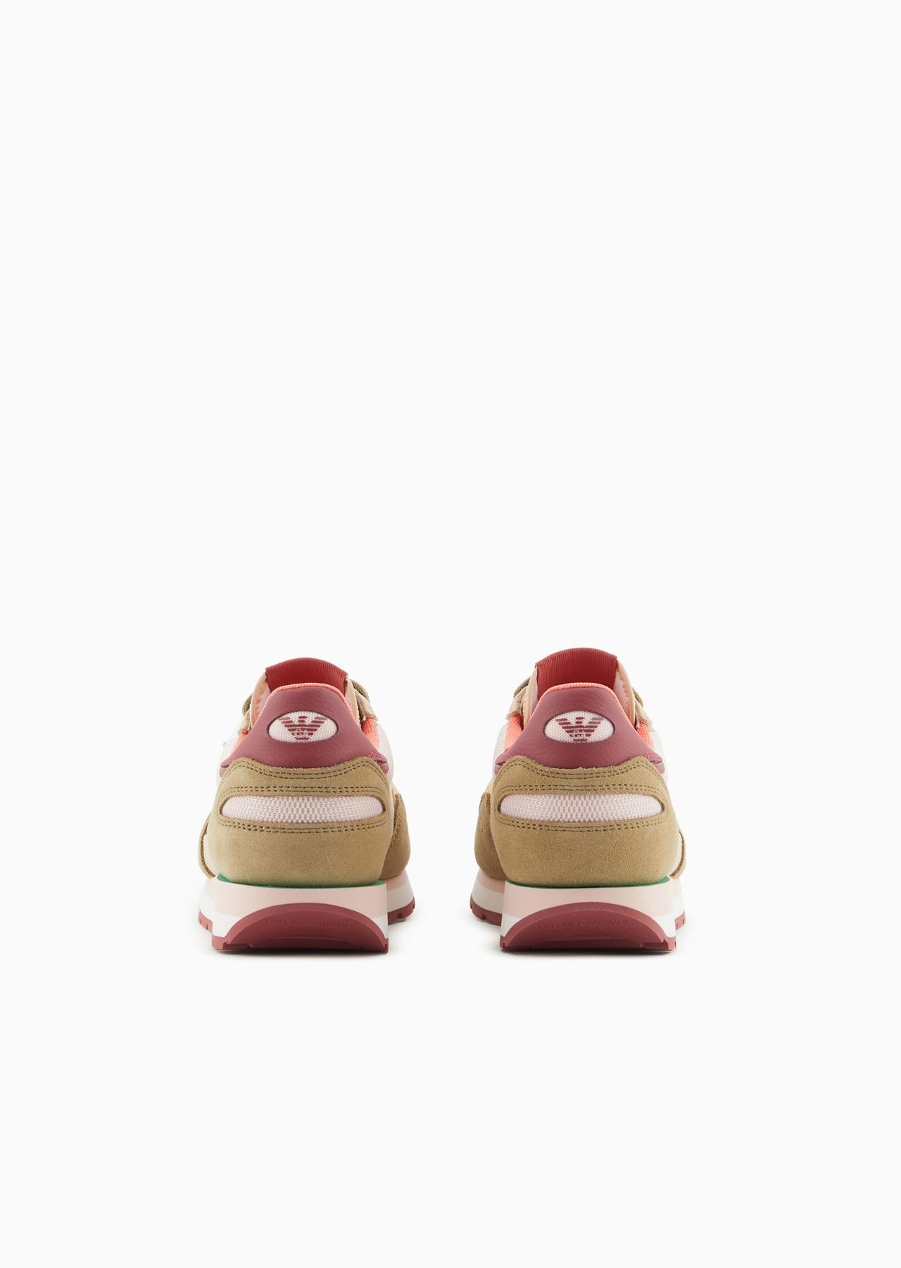 Mesh sneakers with suede details and eagle patch - 7