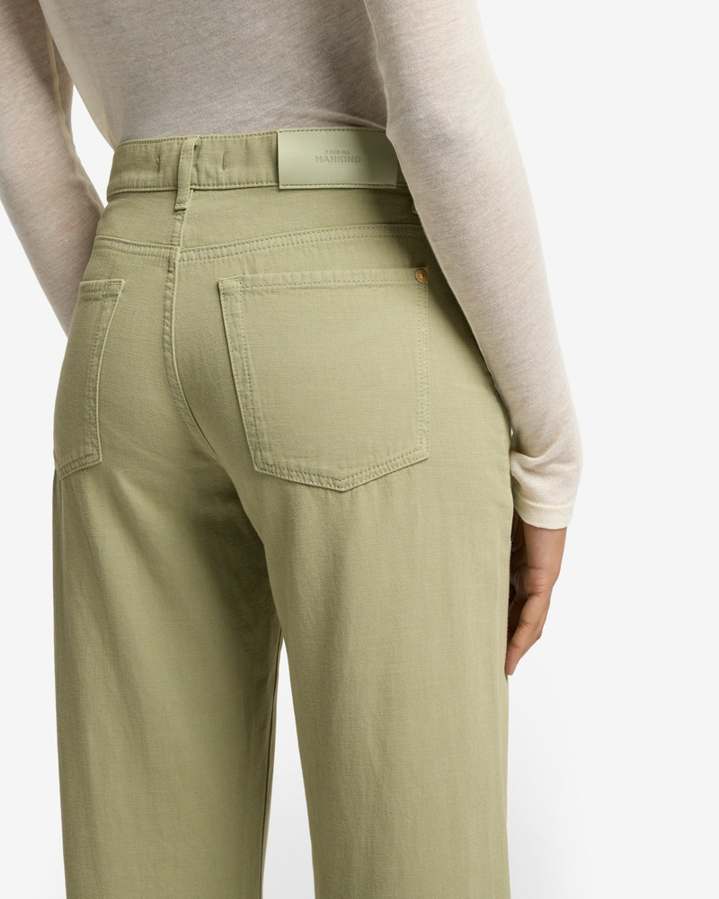 Linen Blend Tess Trouser in Palm 4