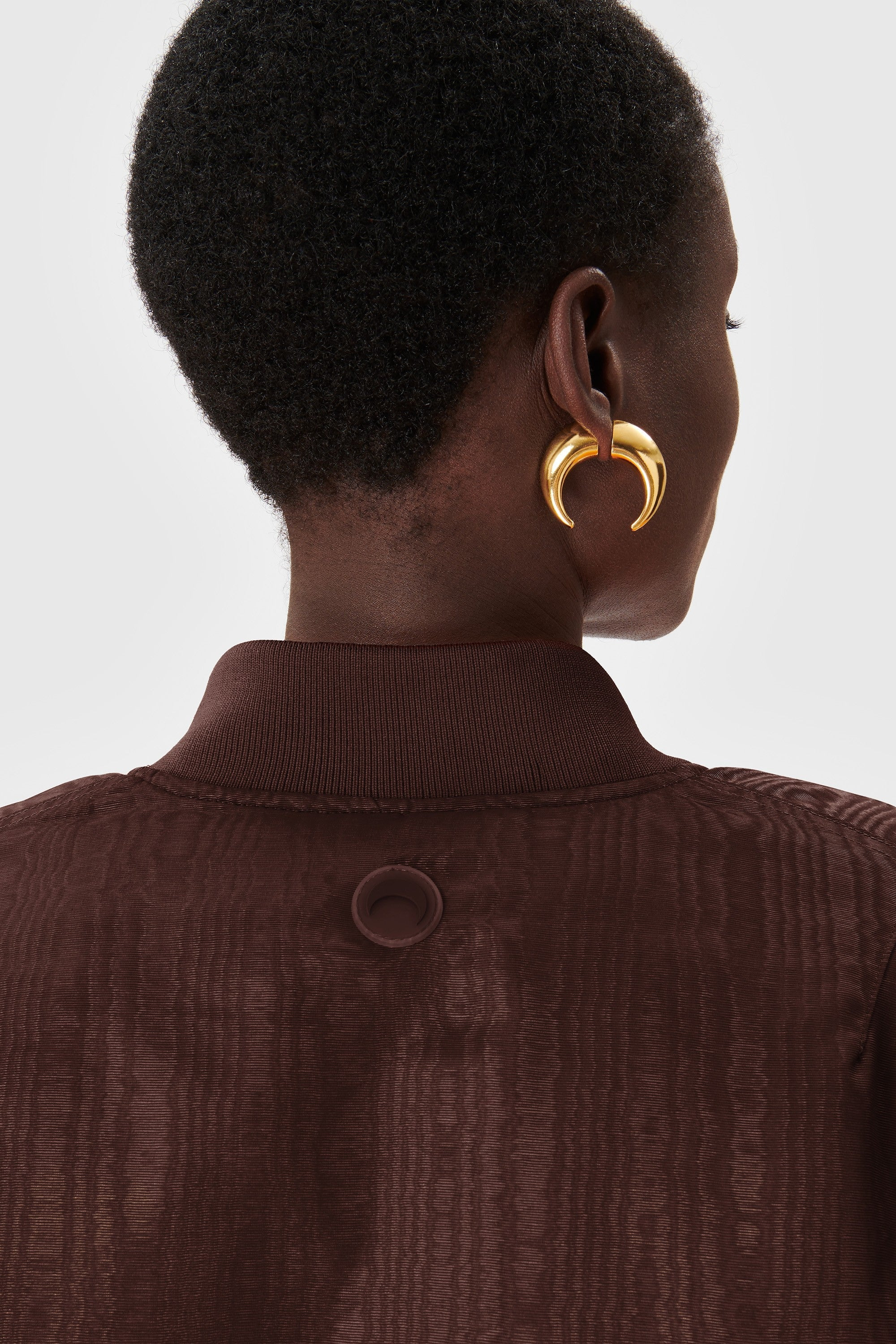 Regenerated Tin Shamanic Stud Earring - 4