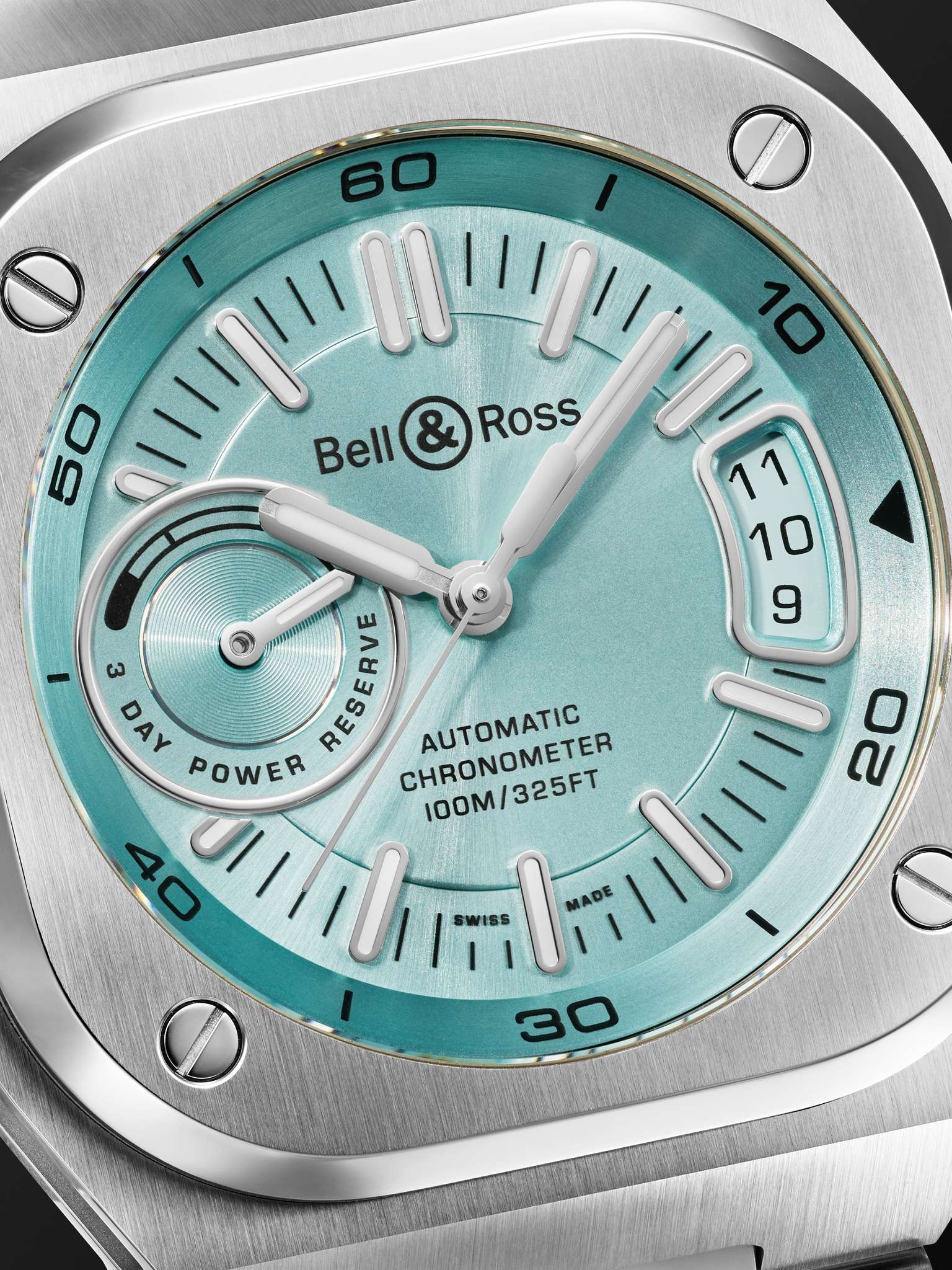 BR-X5 Automatic Chronometer 41mm Steel Watch, Ref. No. BRX5R-IB-ST/SST - 6
