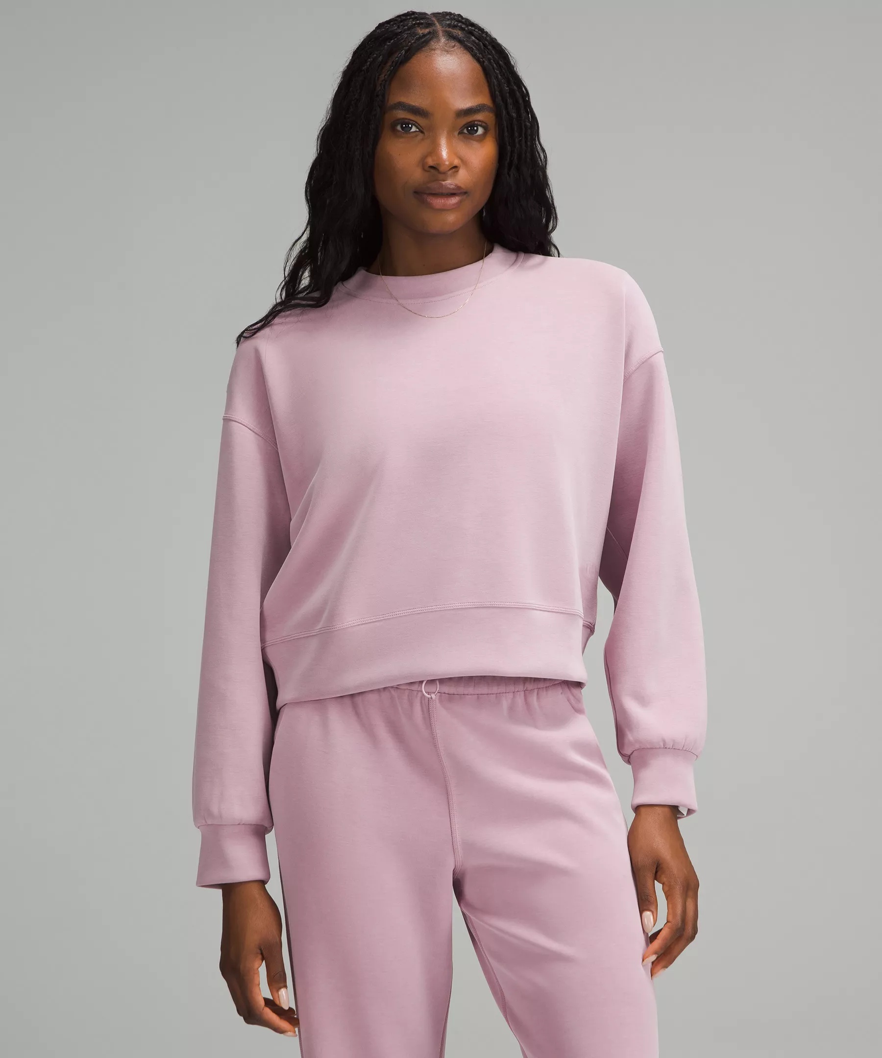 Softstreme Perfectly Oversized Cropped Crew - 1