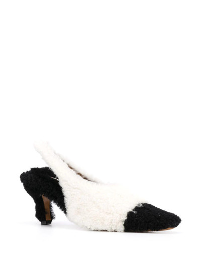 Marni lambfur pumps outlook