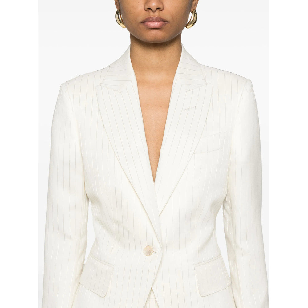 Tom Ford Neutrals Jackets - Blazers Women - 3