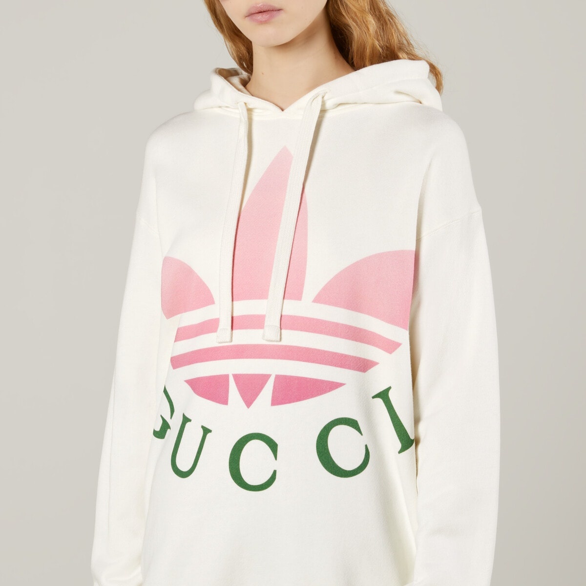adidas x Gucci jersey hooded sweatshirt - 3