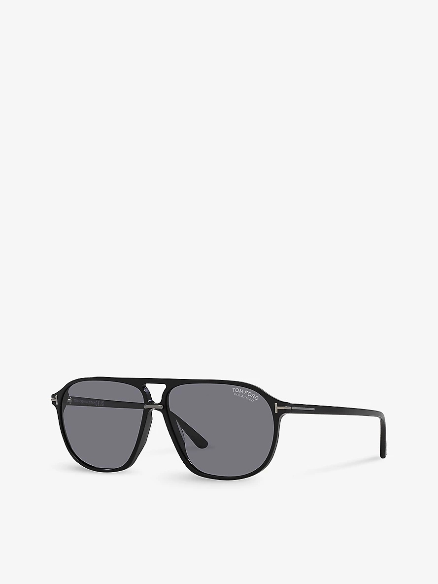 TR001634 Bruce aviator-frame acetate sunglasses - 2