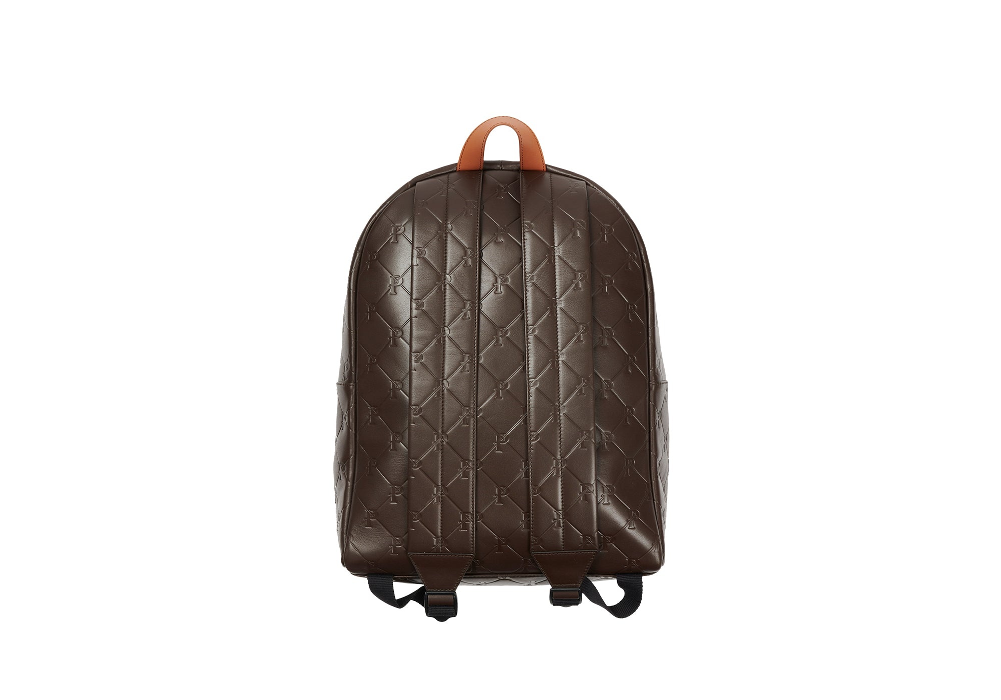 PAL-M-GRAM LEATHER BACKPACK BROWN - 3