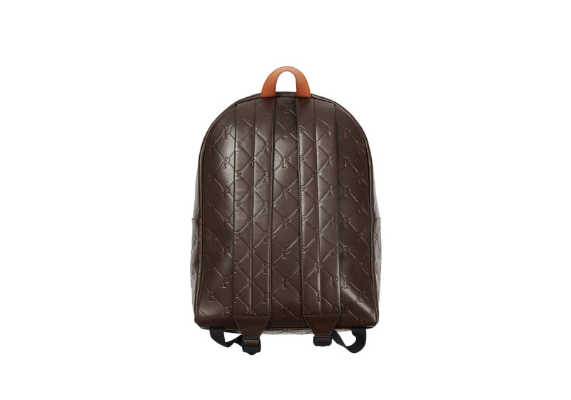 PAL-M-GRAM LEATHER BACKPACK BROWN 3