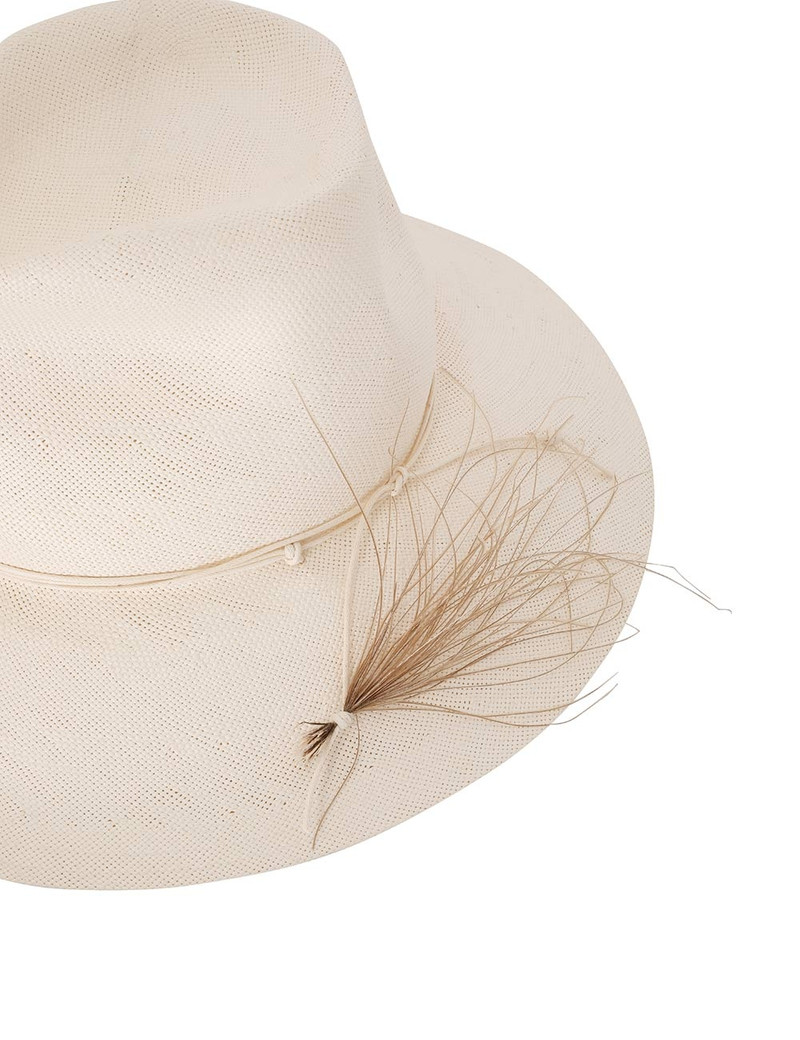 GLAZED STRAW COLLAPSIBLE HAT 5