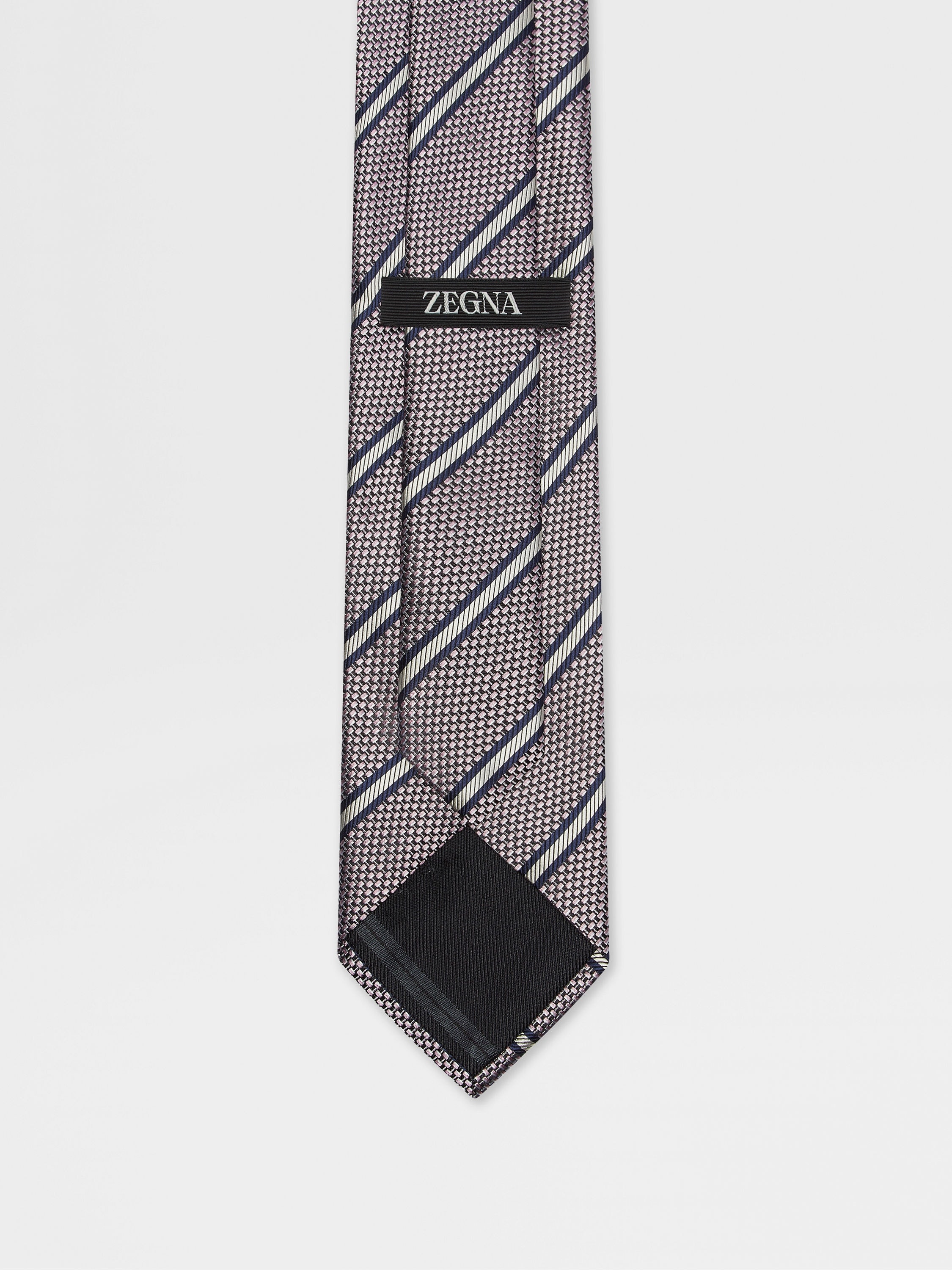 PINK SILK TIE - 3