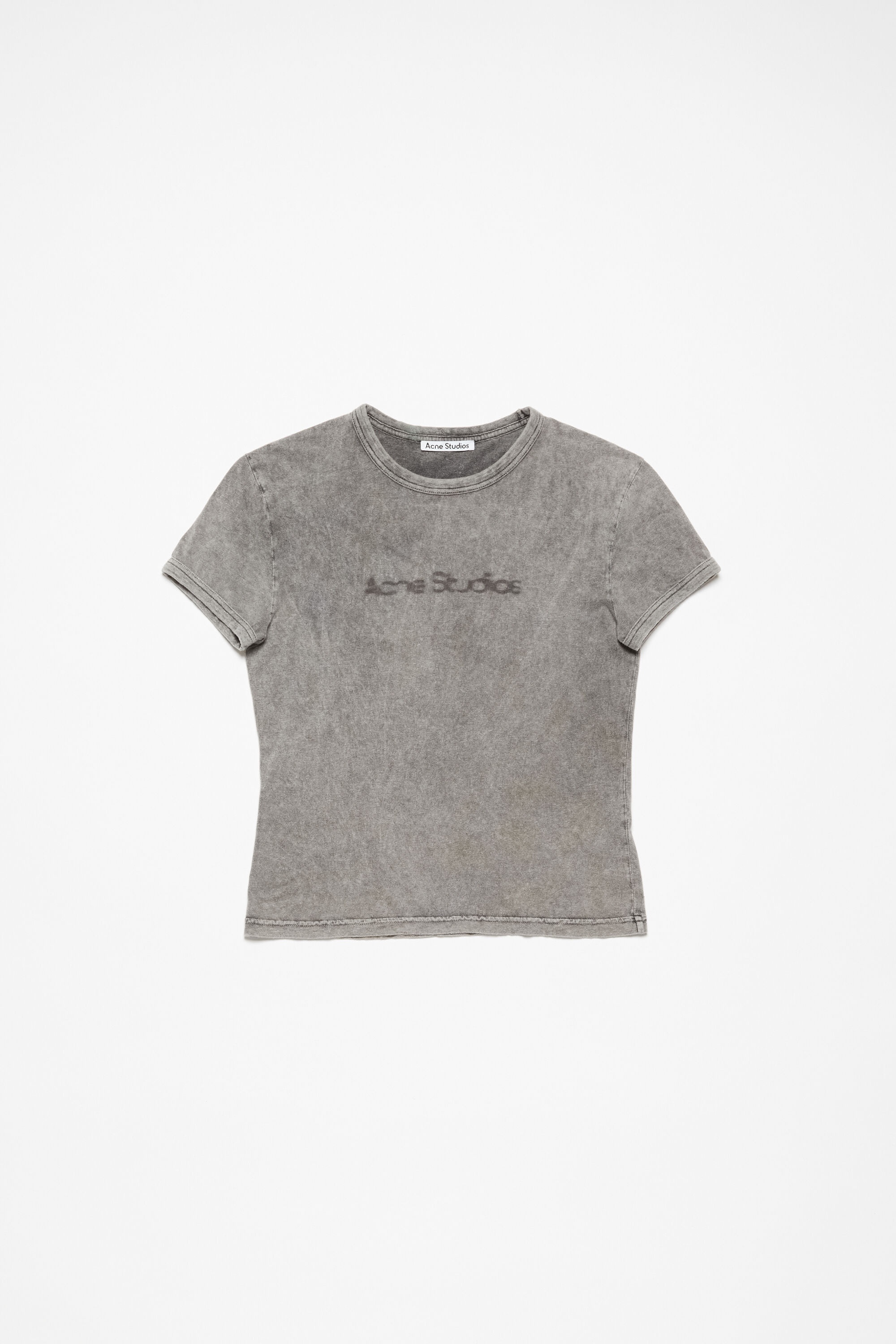 Acne Studios Blurred logo t-shirt - Fitted unisex fit