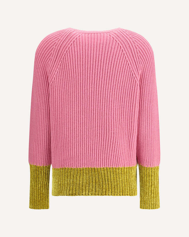 Marni Color block wool Sweater outlook