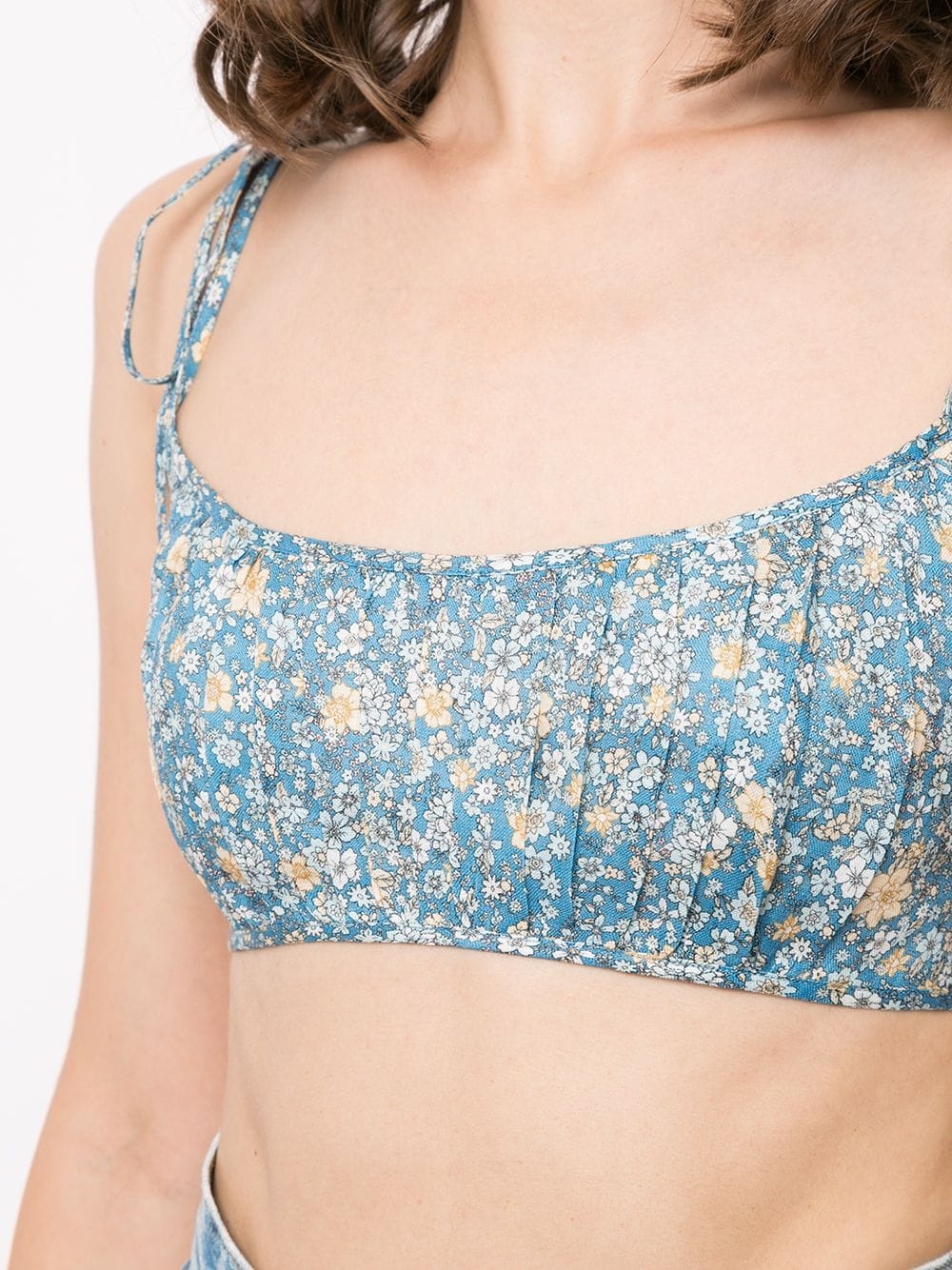 Carnaby floral-print bralette - 5