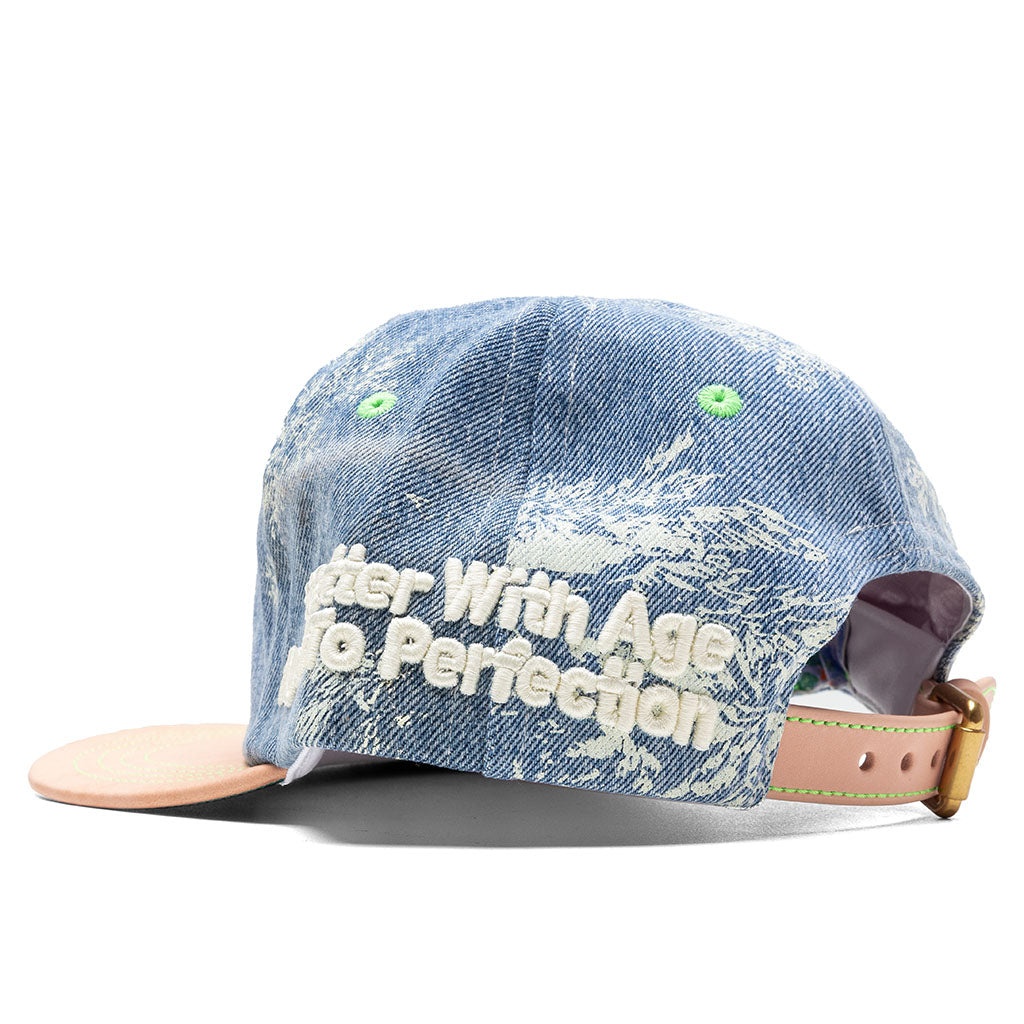 TERESA RECONSTRUCTED DENIM HAT - INDIGO - 4
