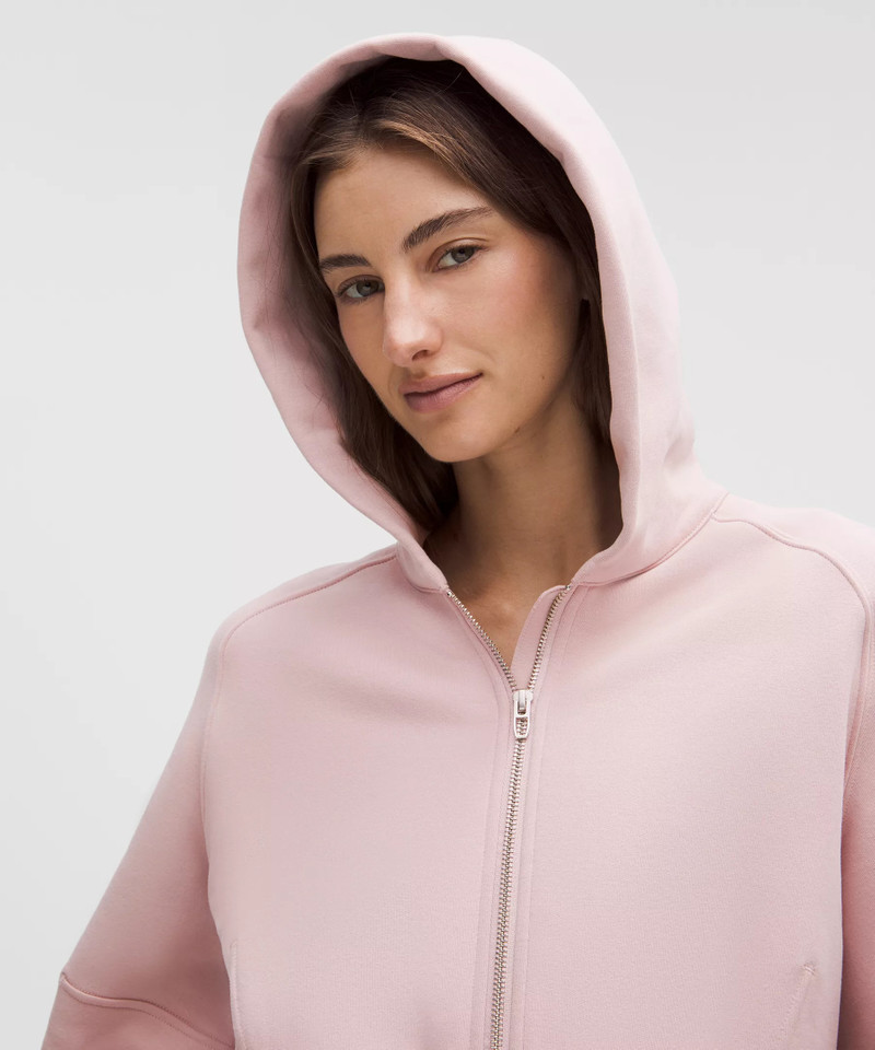 Loungeful Relaxed-Fit Full-Zip Cropped Hoodie 4