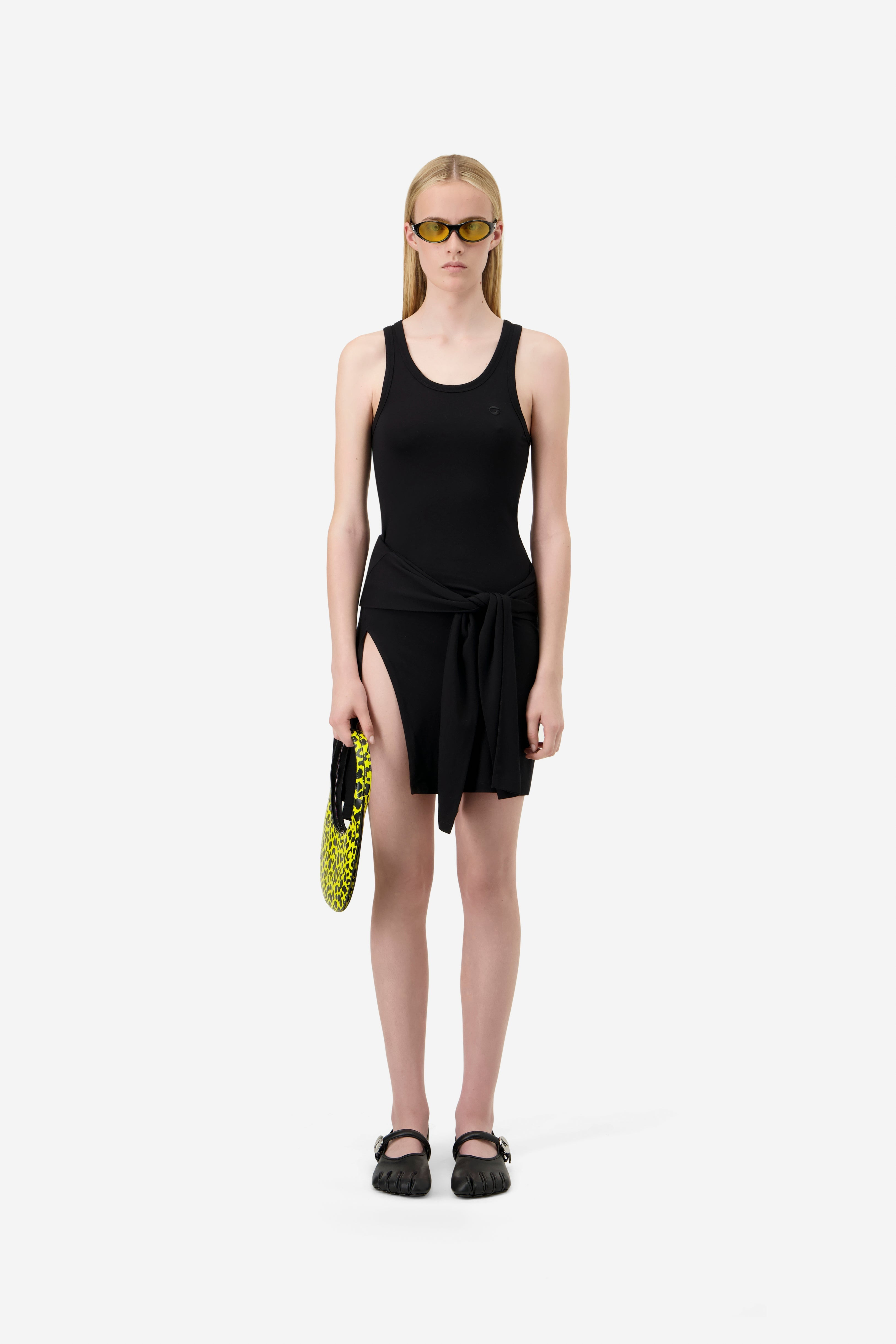 Knotted Jersey Dress - 2