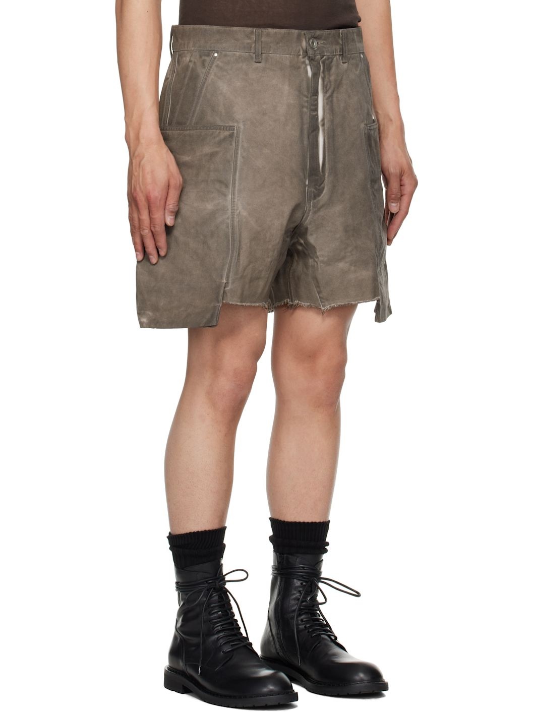 Gray Hollywood Stefan Cargo Shorts - 2