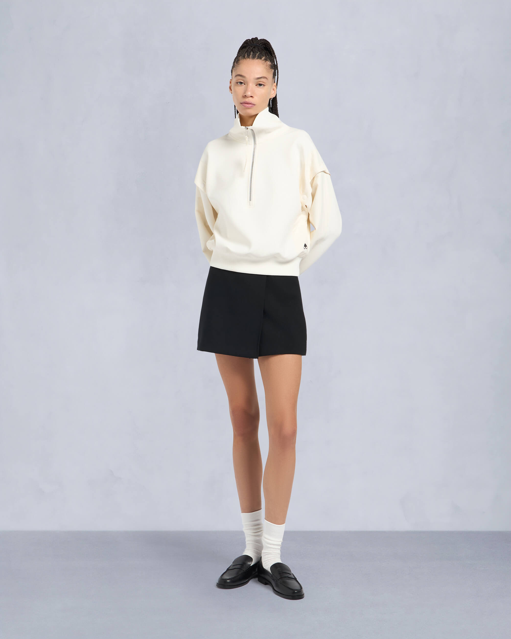 MIXMEDIA QUARTER-ZIP SWEATER - 2