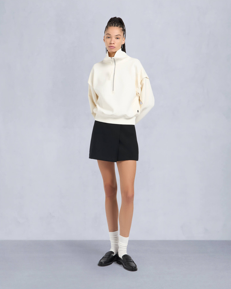 MOOSE KNUCKLES MIXMEDIA QUARTER-ZIP SWEATER outlook
