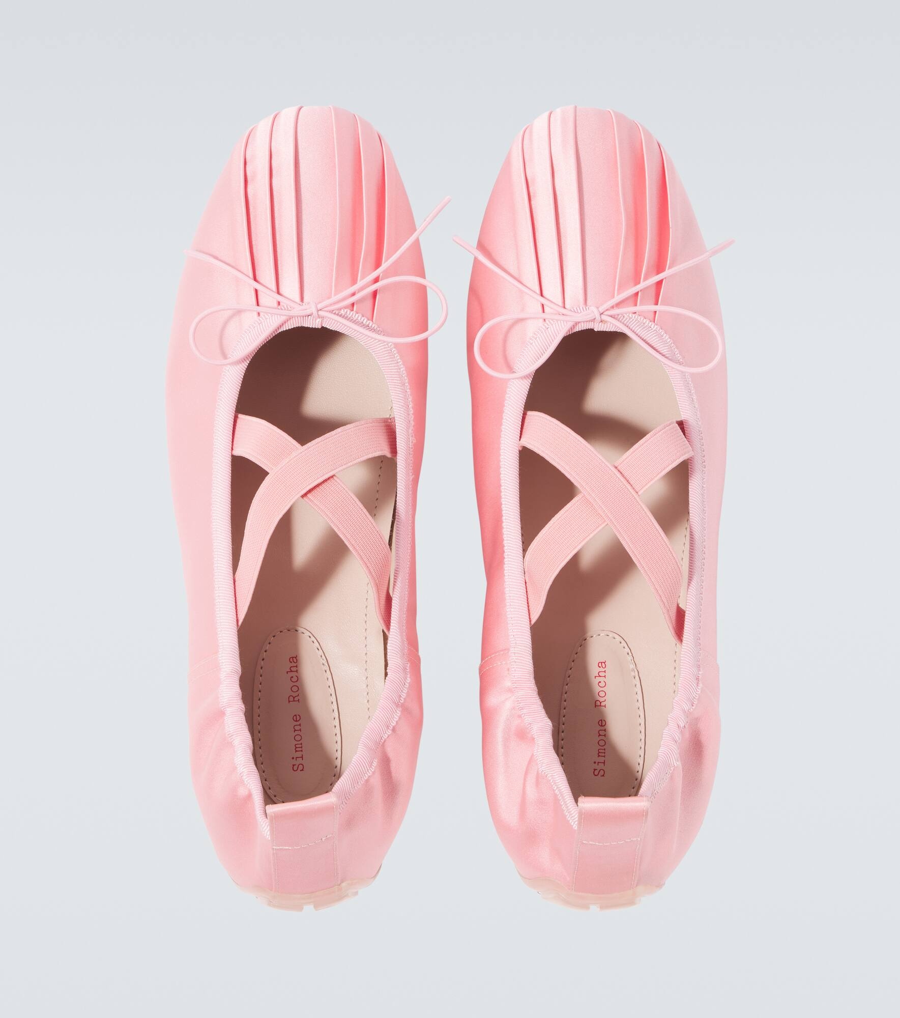 Ballerina Grip pleated ballet flats - 4