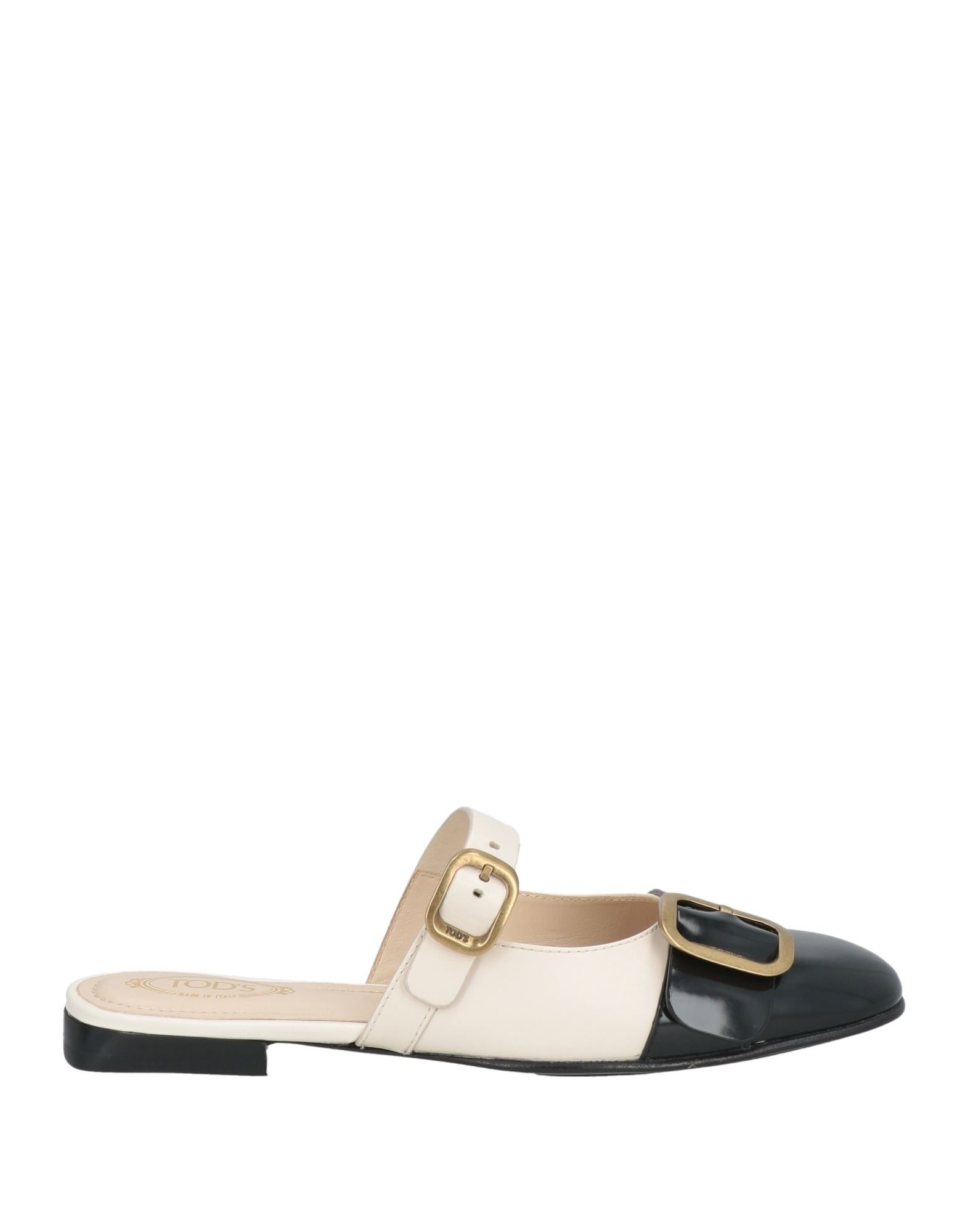 Cream Women's Mules And Clogs - 1