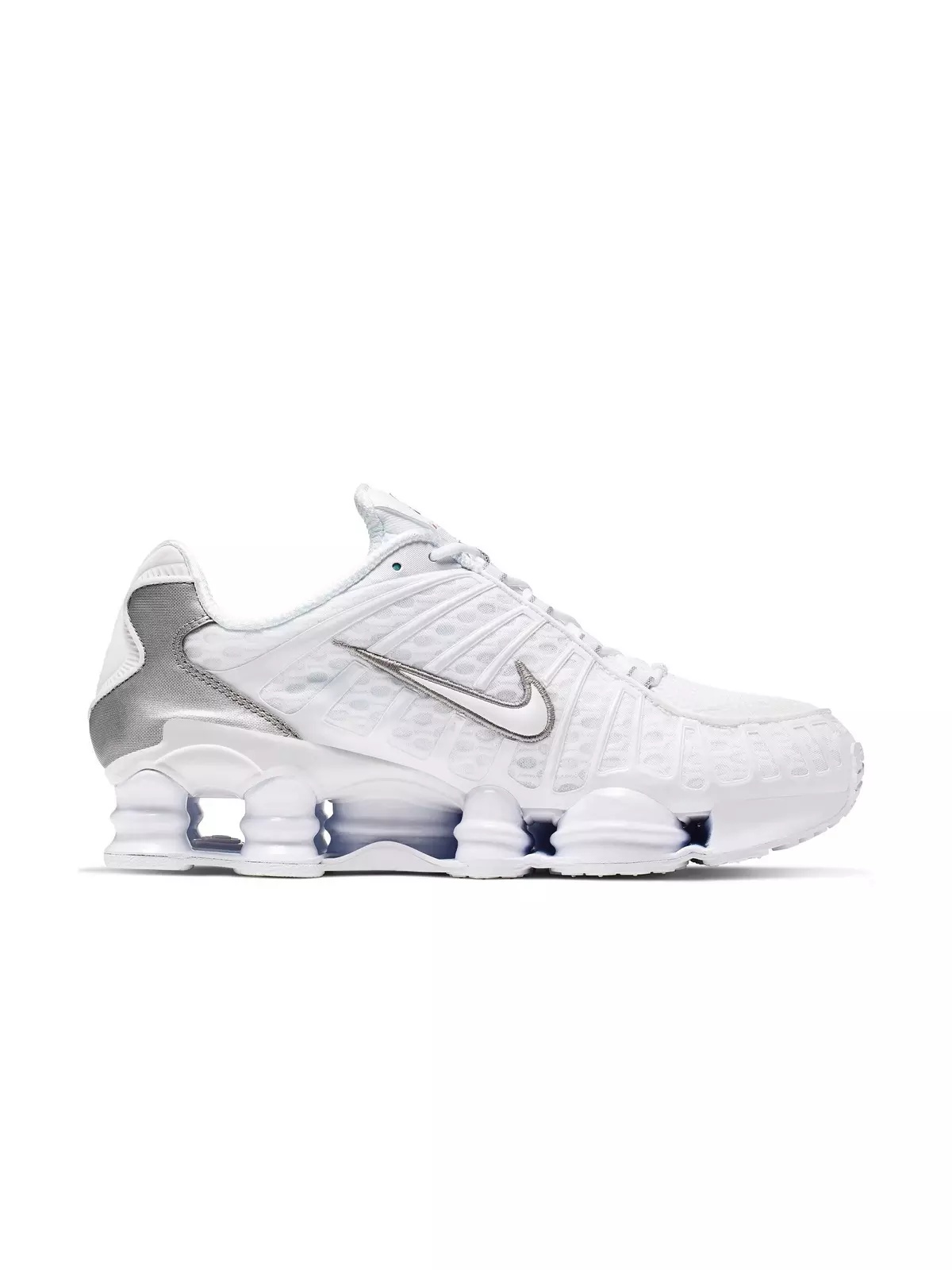Shox TL "White/Metallic Silver/Max Orange" Men's Shoe - 2