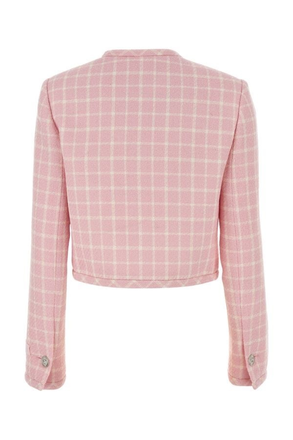 ジャケット Versace Embroidered Tweed Blazer VERSACE Embroidered tweed blazer | gebnegozionline | REVERSIBLE