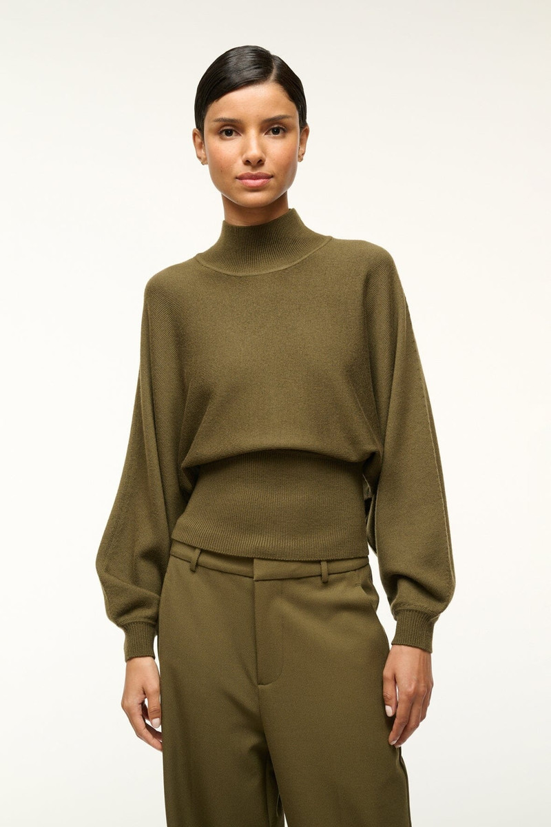 STAUD STAUD KAROLINE SWEATER SERGEANT GREEN outlook