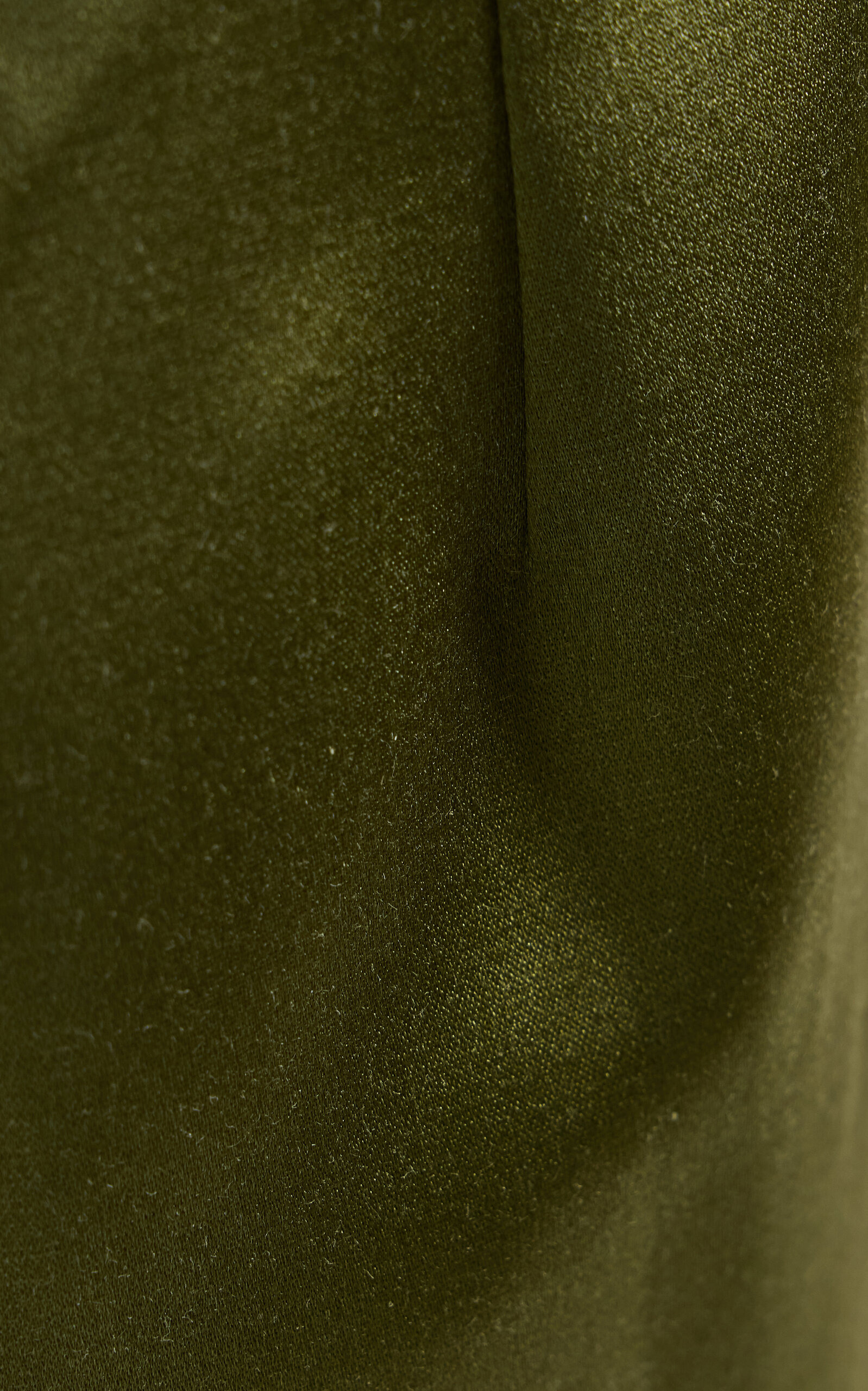 Wasp Cotton-Silk Midi Skirt green - 5