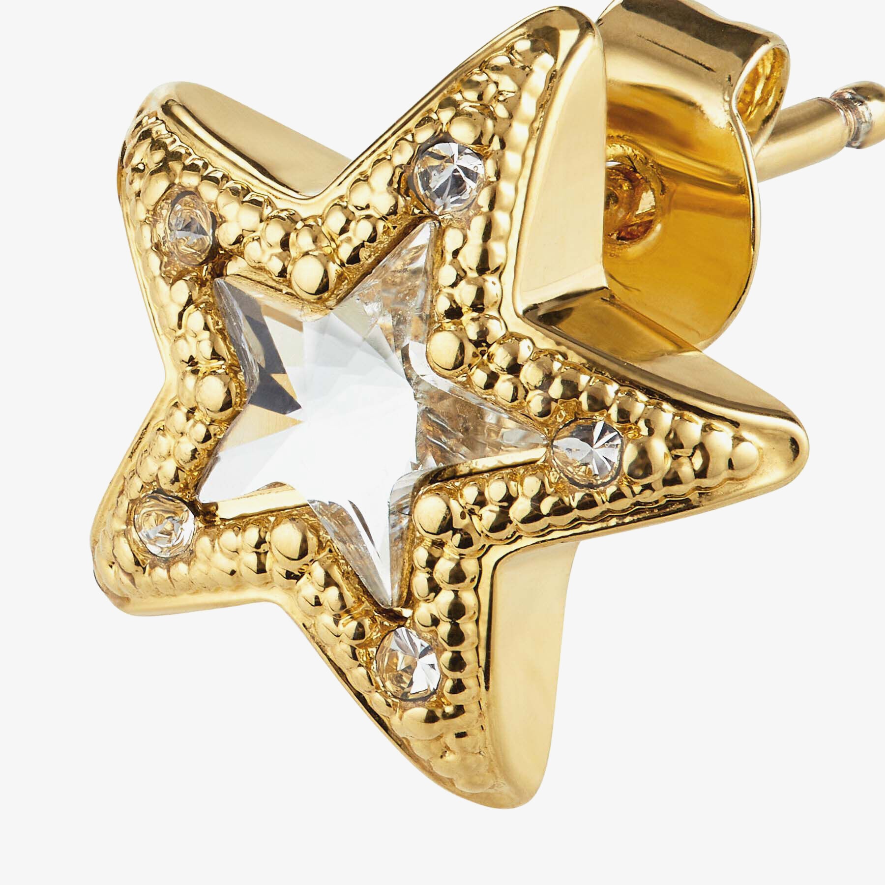 JC Star Studs
Gold-Finish Metal JC Star Stud Earrings with Swarovski Crystals - 5