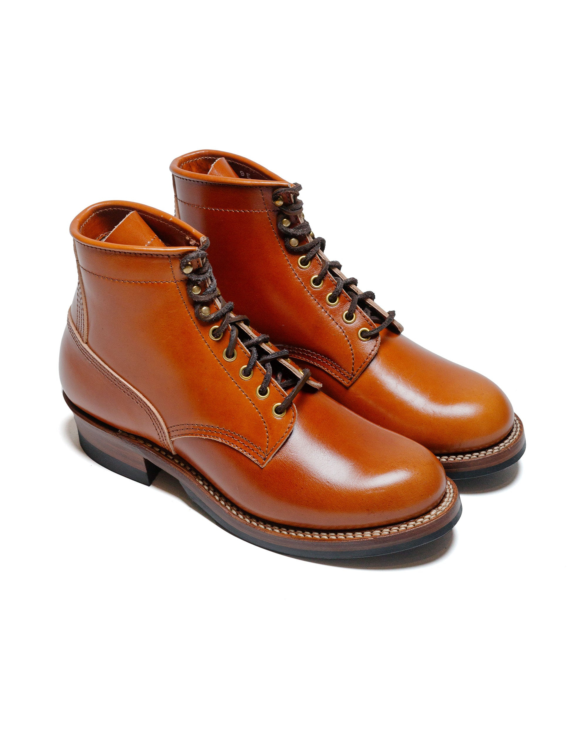Steel Gang Boots Shinki Hikaku Horsebutt Camel - 3