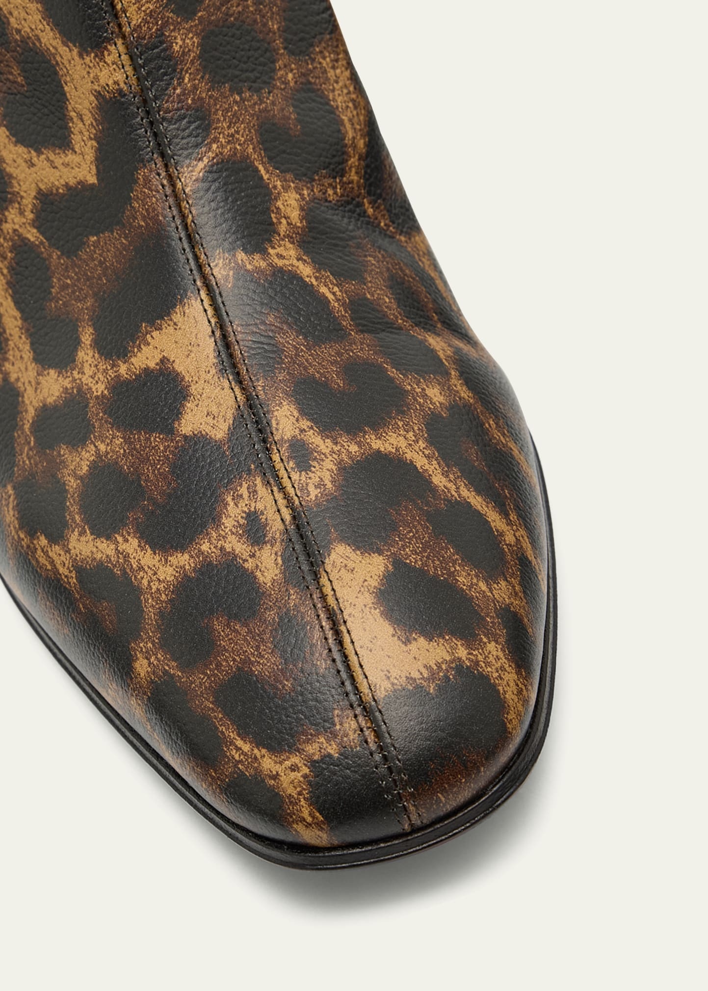 Men's Rosalio Leopard Red Sole Chelsea Boots - 5
