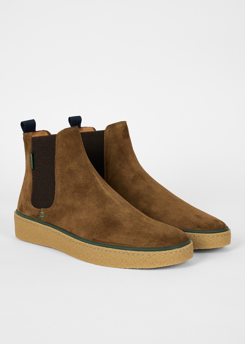 Tan Suede 'Bash' Boots 4