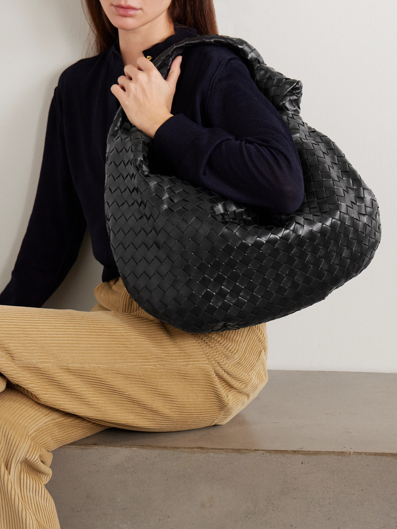 Bottega Veneta Jodie Medium Knotted Intrecciato Leather Tote outlook