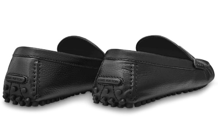 LOUIS VUITTON LV Hockenheim Moccasin Shoes 'Black' 1A5UTG - 4