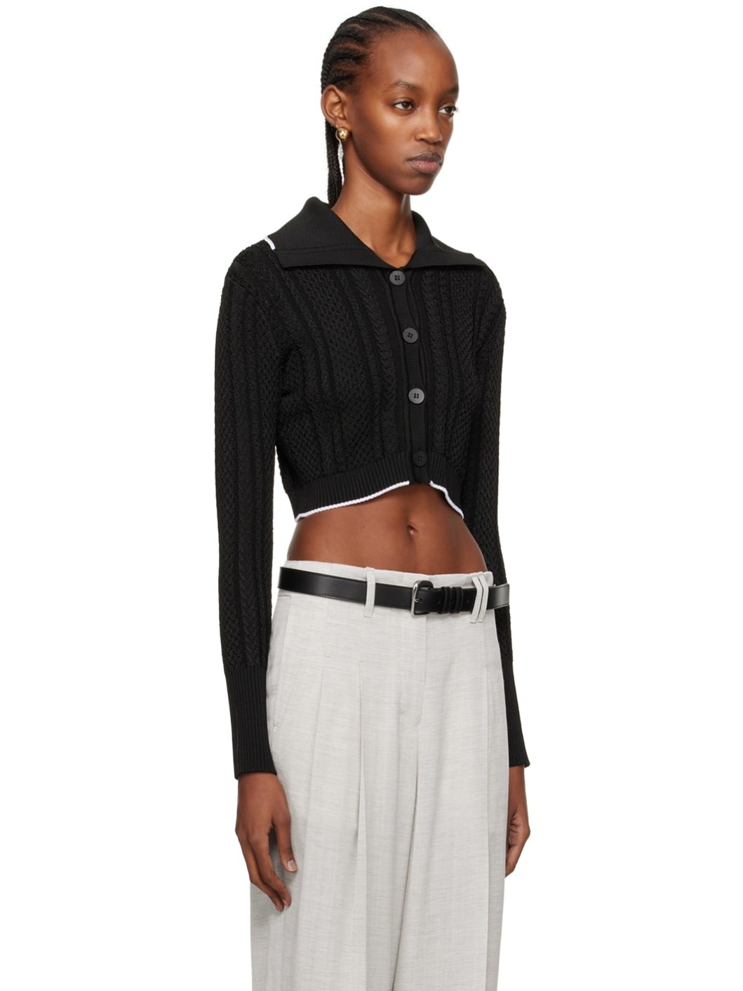 Black Les Sculptures 'Le cardigan Bela' Cardigan - 2
