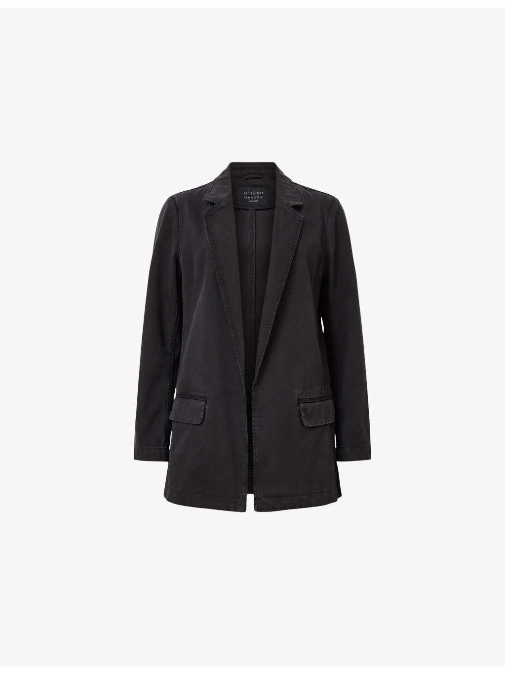 Aleida Single-Breasted Denim Blazer - 1