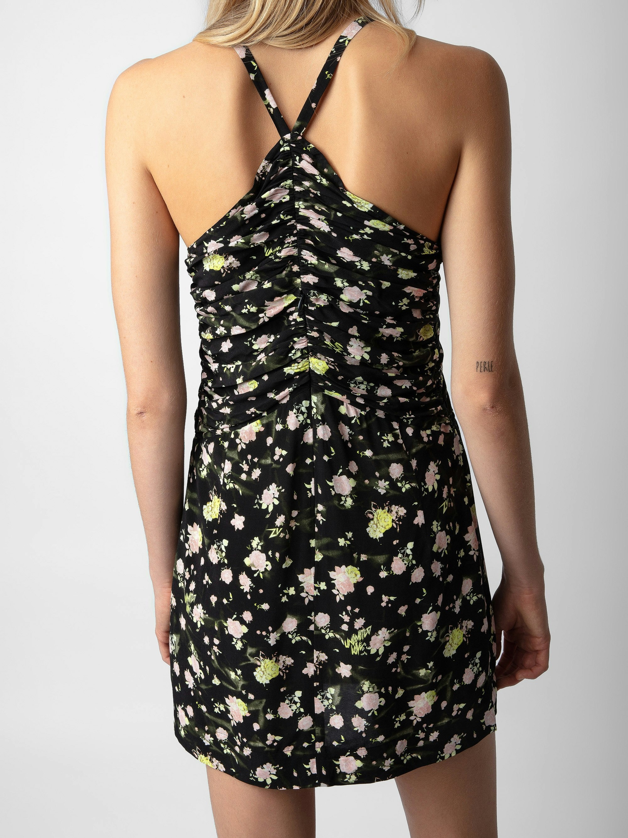 Randa Soft Crinkle Roses Dress - 5
