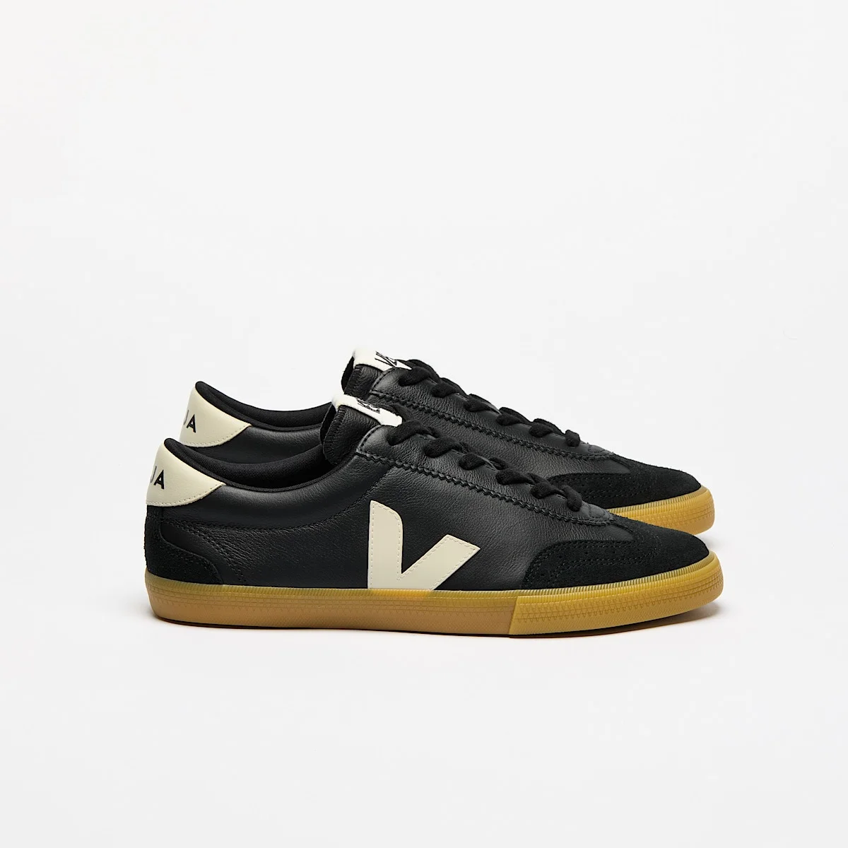 VOLLEY LEATHER BLACK PIERRE - 1