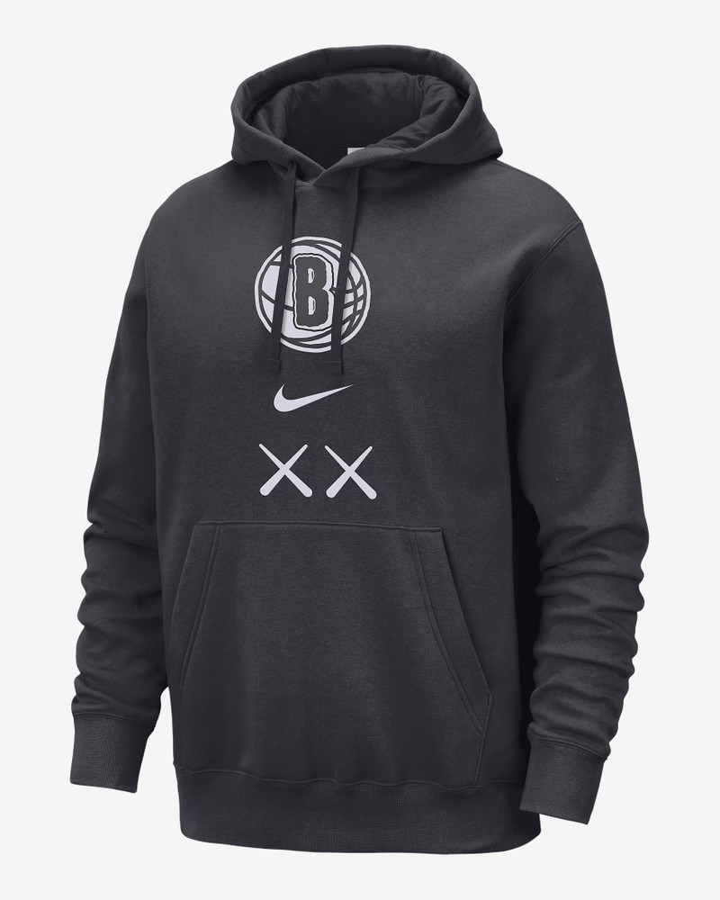 Brooklyn Nets Club Fleece City Edition Nike Men's NBA Pullover Hoodie - 1