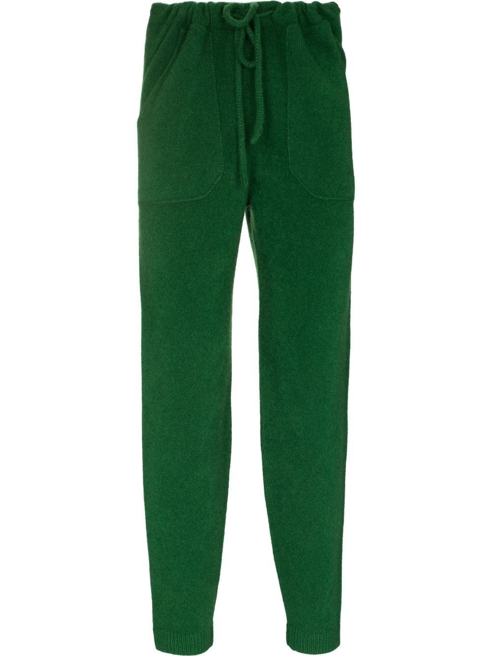 drawstring cashmere track pants - 1