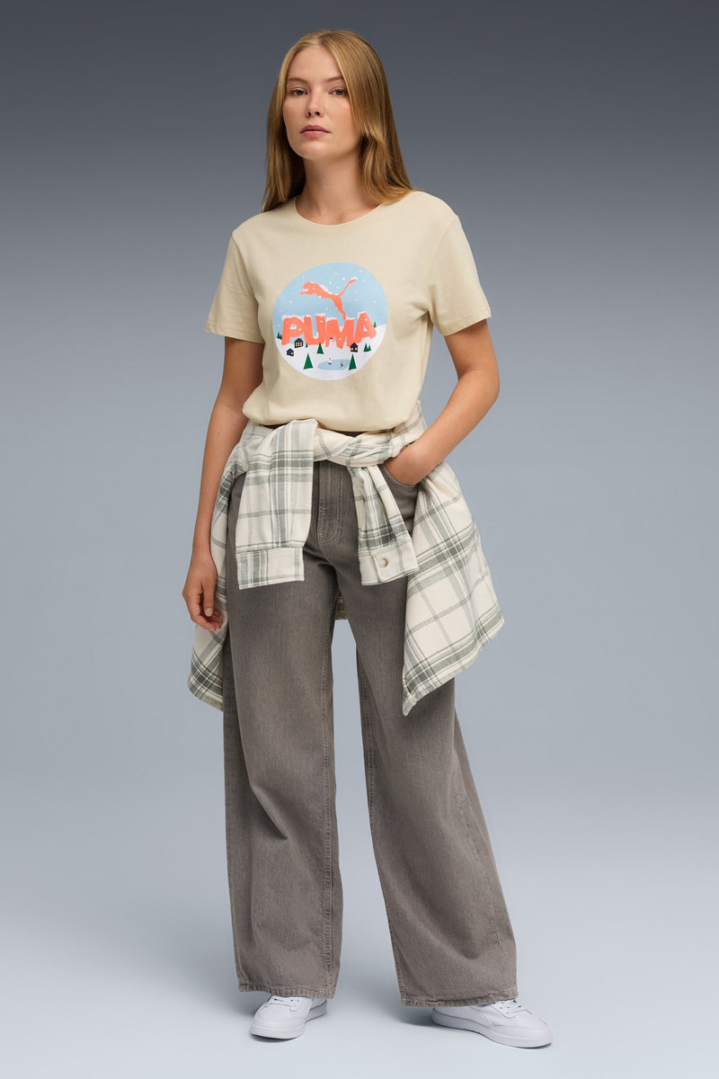 Holiday Snow Globe Women's Tee 5