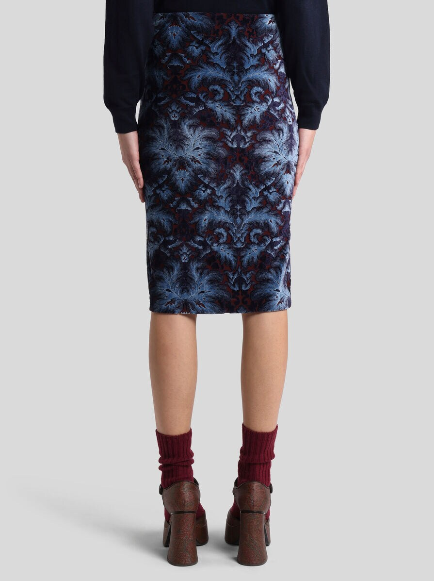 CHENILLE JACQUARD SKIRT - 4