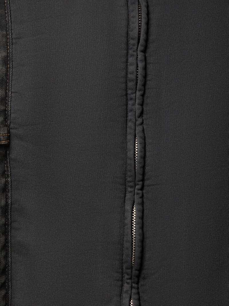 Layered silk & cotton denim jacket - 9