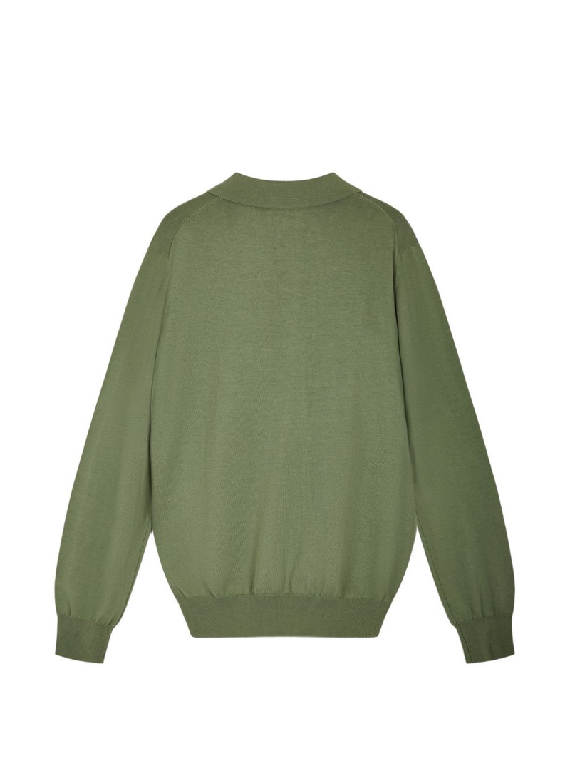 Canali long-sleeve polo shirt outlook