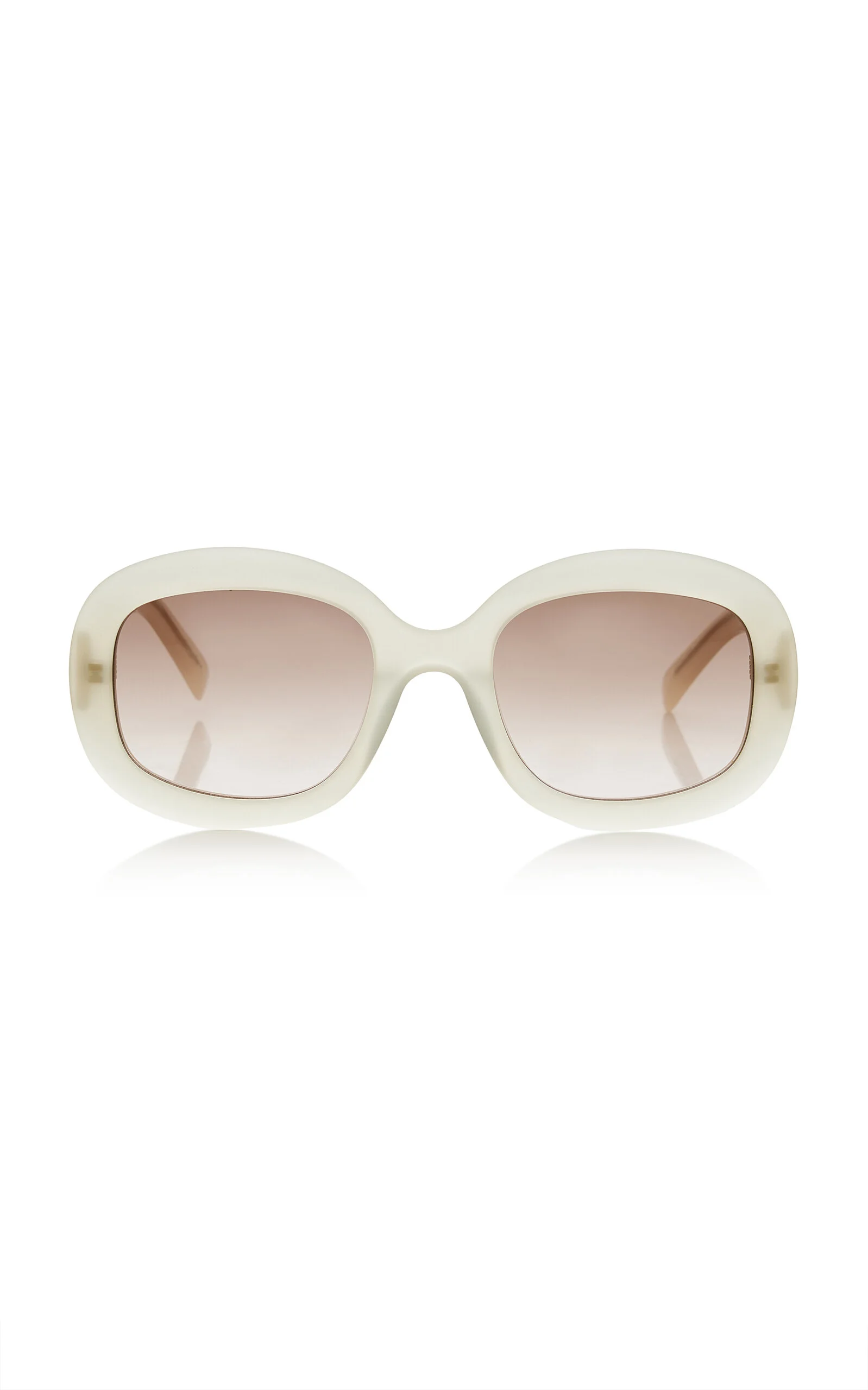 City Oval-Framed Acetate Sunglasses - 1