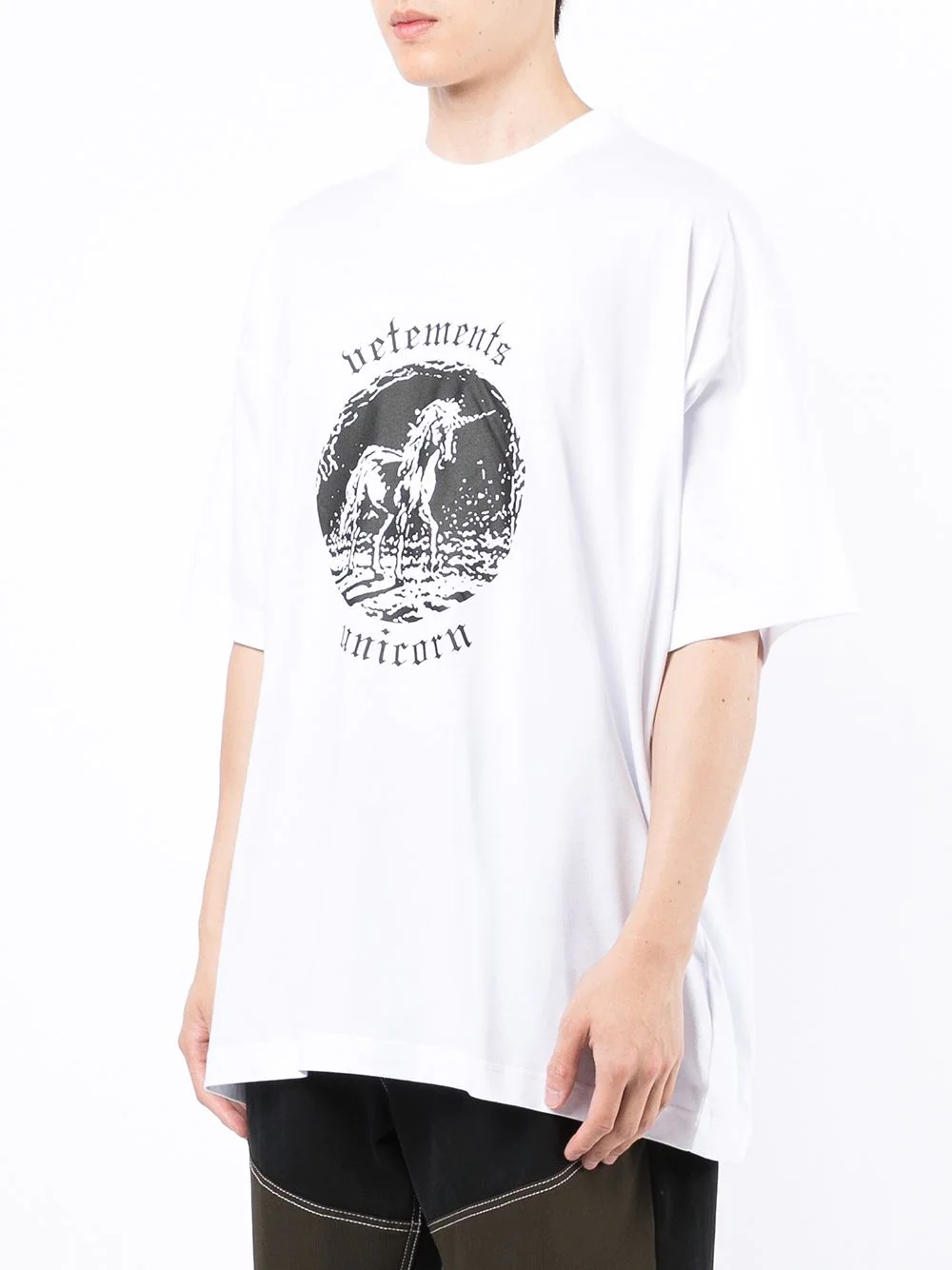 logo-print short-sleeved T-shirt - 3