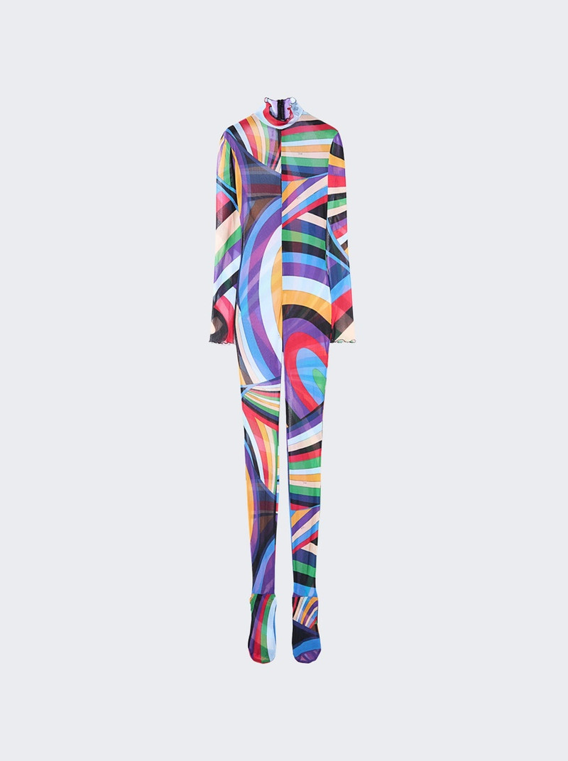 Iride-print Catsuit Multicolor 1