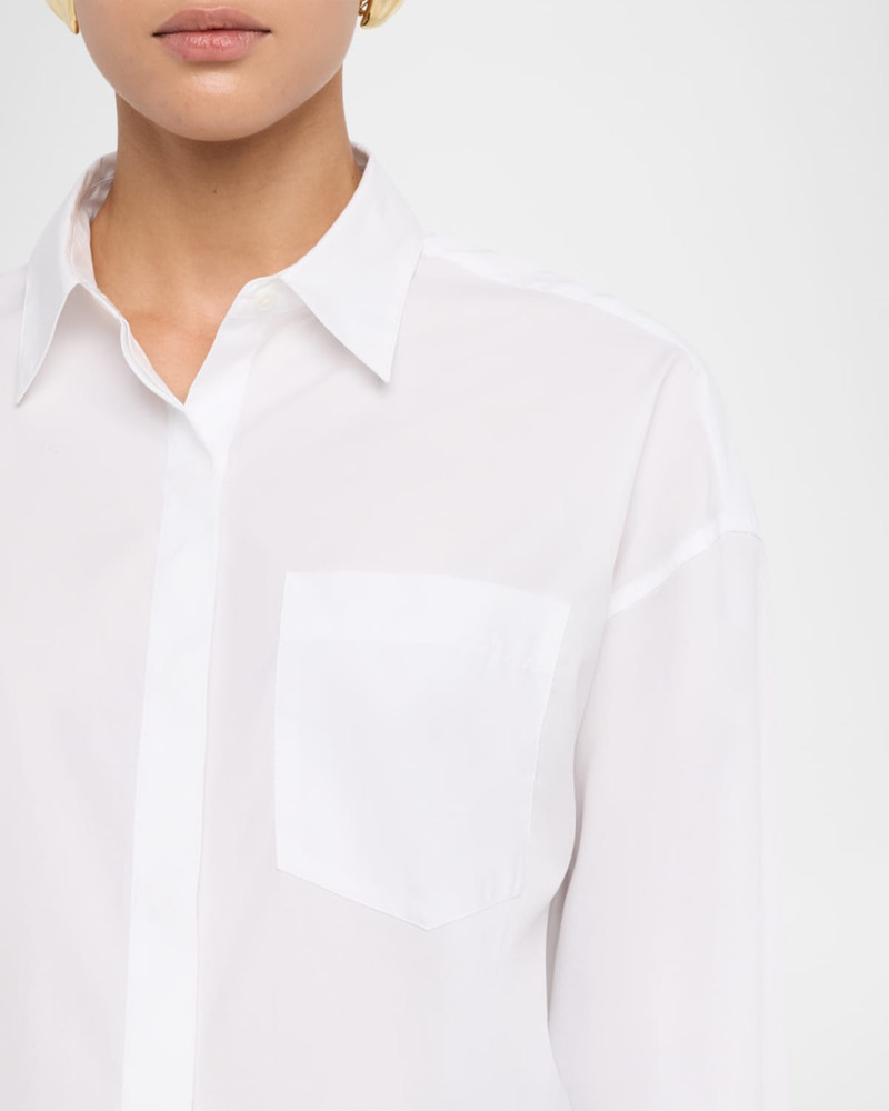 Marin Cropped Cotton Shirt 5
