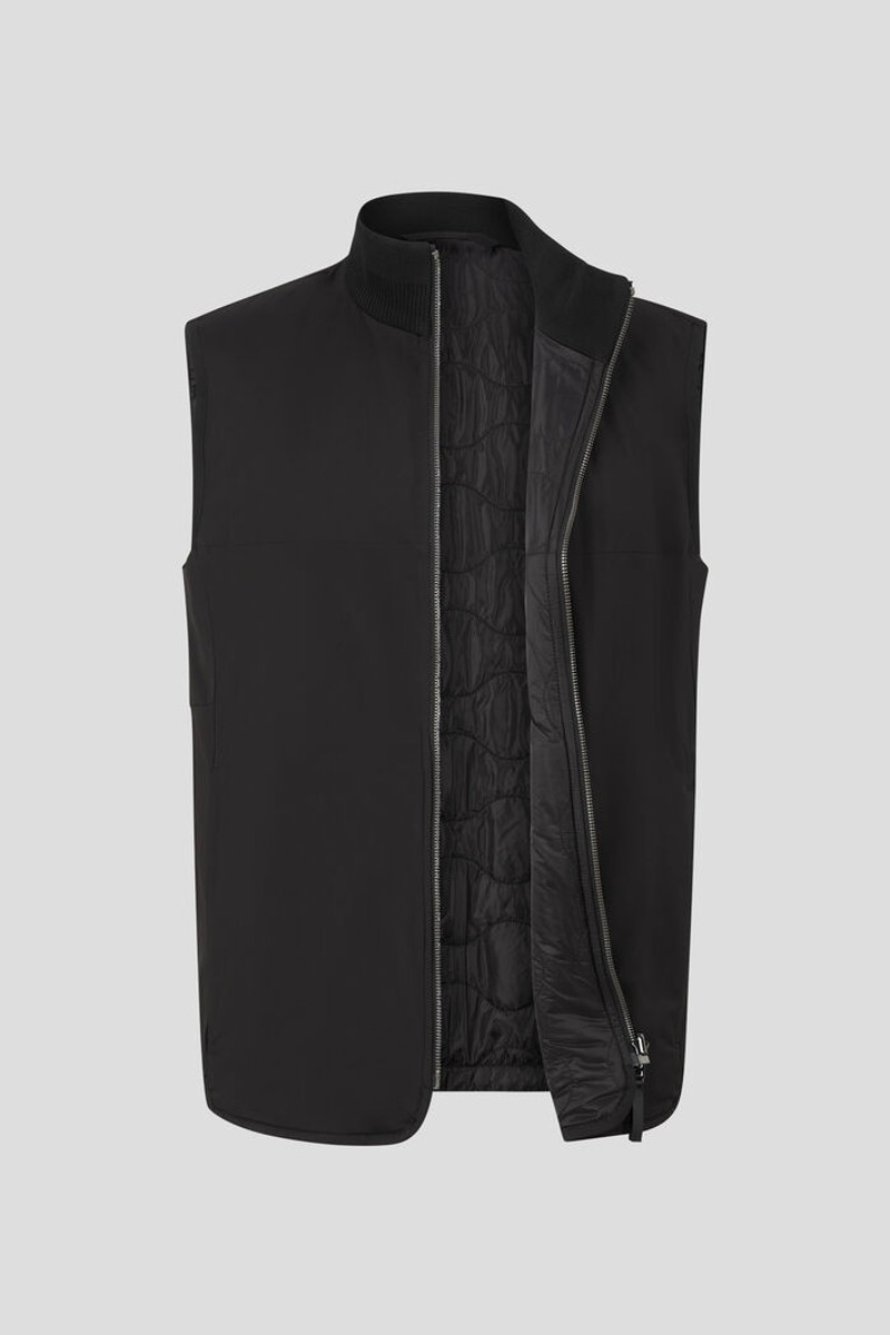 Conner Reversible waistcoat in Black 8